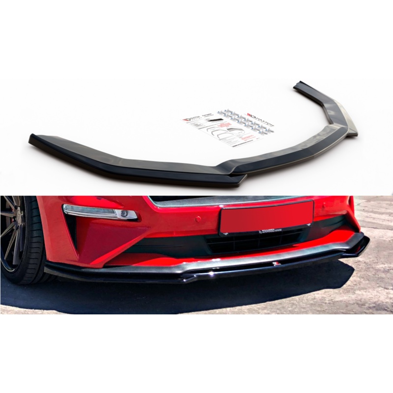 FRONT SPLITTER FORD MUSTANG MK. 6 FACELIFT GLOSS BLACK