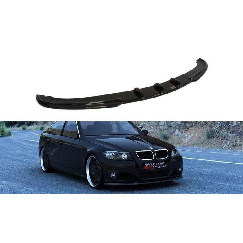 FRONT SPLITTER V.1 BMW 3 E90 / E91 (FACELIFT MODEL) GLOSS BLACK