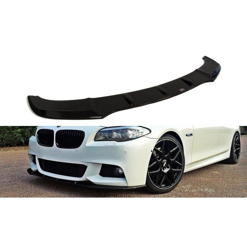 FRONT SPLITTER V.1 BMW 5 F10/F11 MPACK GLOSS BLACK