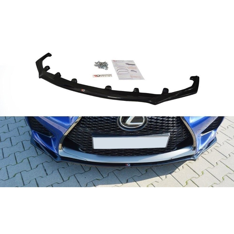 FRONT SPLITTER V.1 LEXUS RC F GLOSS BLACK