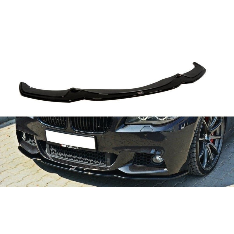 FRONT SPLITTER V.2 BMW 5 F10/F11 MPACK GLOSS BLACK