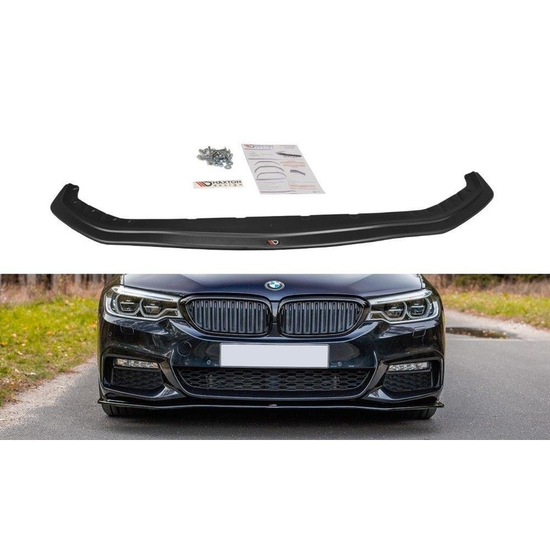 FRONT SPLITTER V.2 BMW 5 G30/ G31 M-PACK GLOSS BLACK