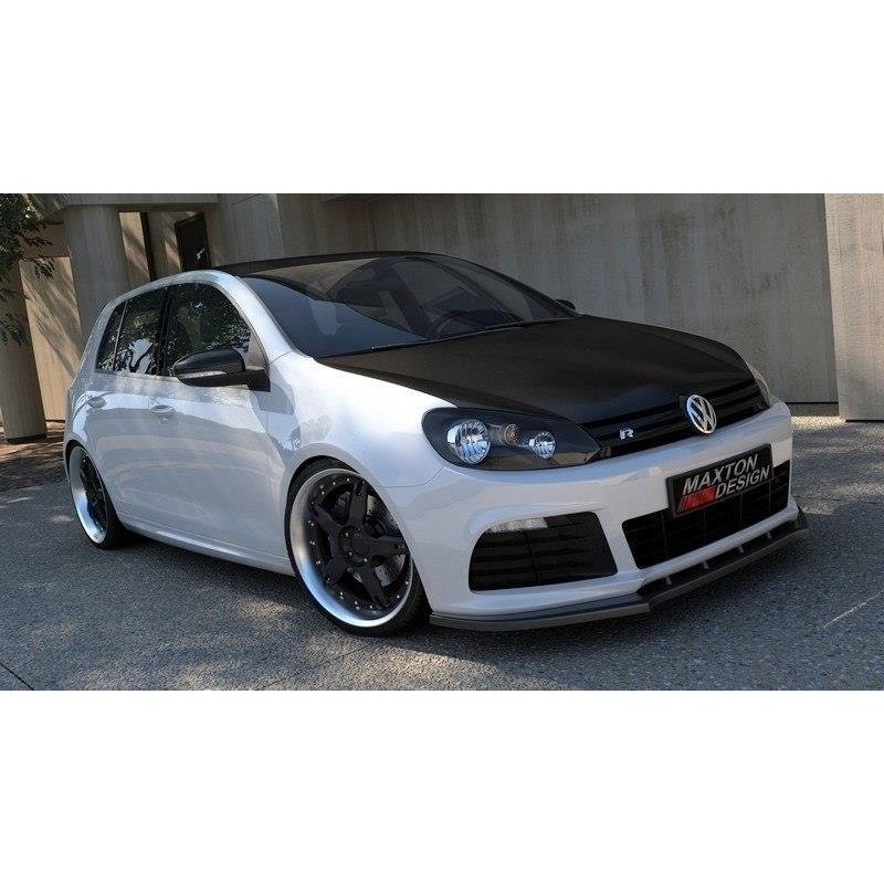 FRONT SPLITTER VW GOLF VI R GLOSS BLACK
