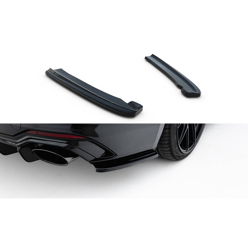 REAR SIDE SPLITTERS AUDI RS5 F5 COUPE GLOSS BLACK