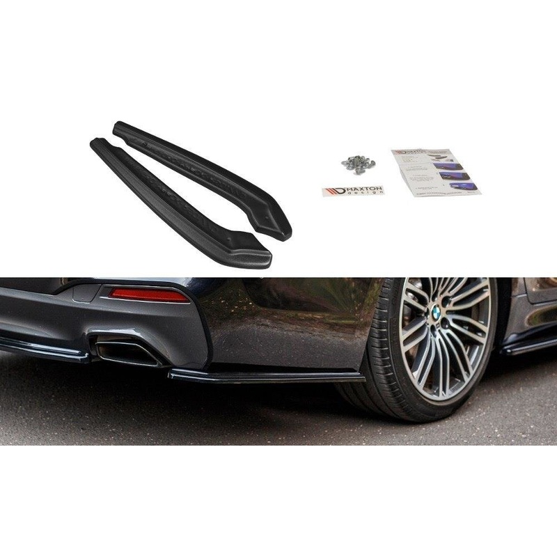 REAR SIDE SPLITTERS BMW 5 G30/ G31 M-PACK GLOSS BLACK