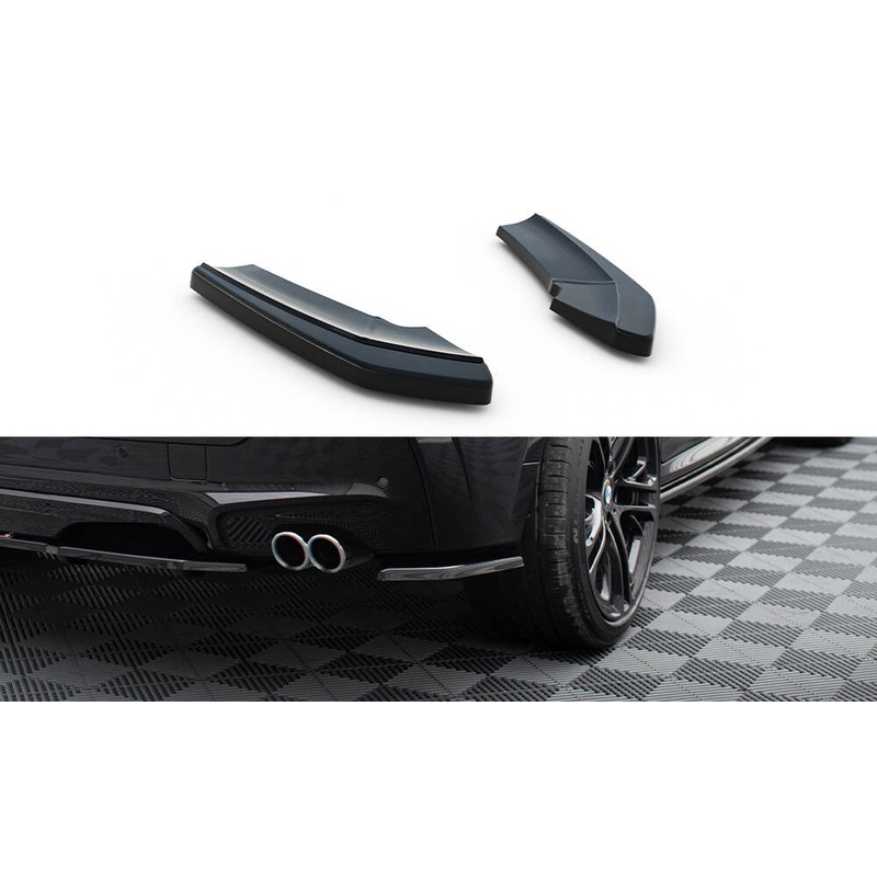 REAR SIDE SPLITTERS BMW X4 M-PACK GLOSS BLACK