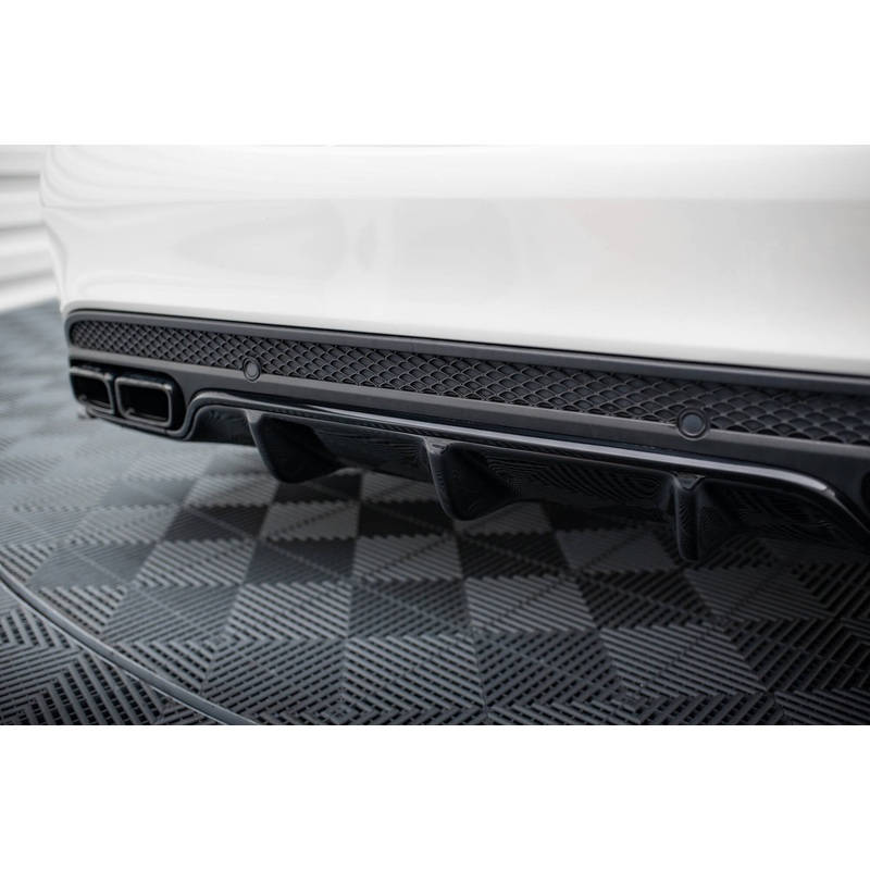 REAR VALANCE MERCEDES C-CLASS S205 63AMG ESTATE / LIMUSINE GLOSS BLACK