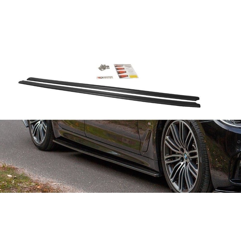 SIDE SKIRTS DIFFUSERS BMW 5 G30/ G31 M-PACK GLOSS BLACK