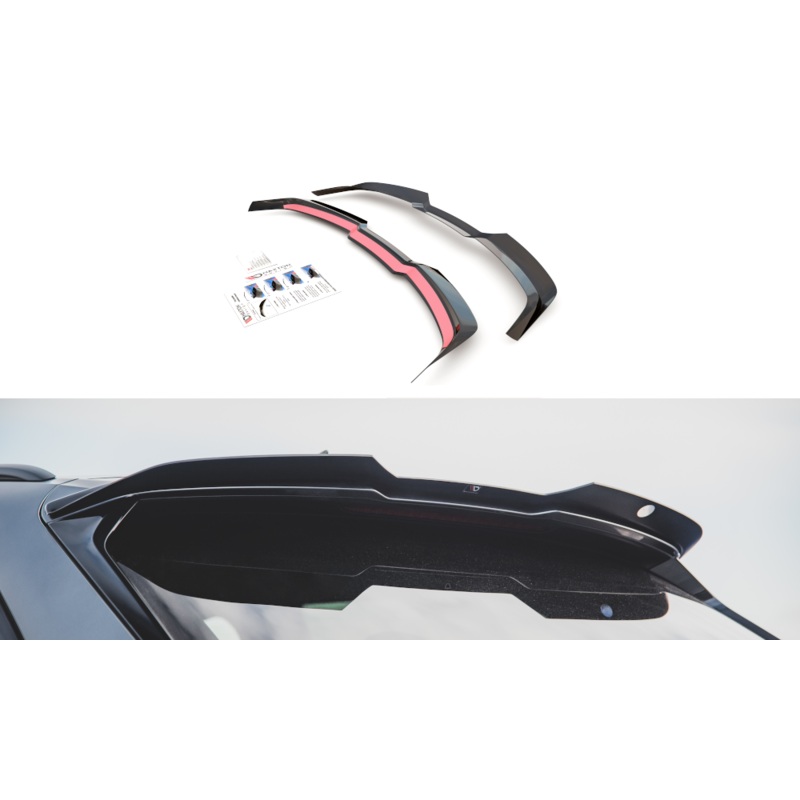 SPOILER CAP V.2 AUDI RS6 C8 GLOSS BLACK
