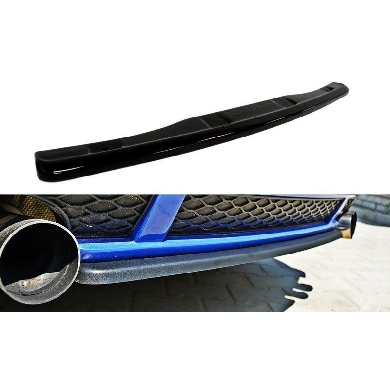 CENTRAL REAR SPLITTER AUDI RS6 C5 AVANT GLOSS BLACK