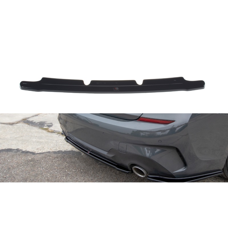 CENTRAL REAR SPLITTER BMW 3 G20 M-PACK GLOSS BLACK