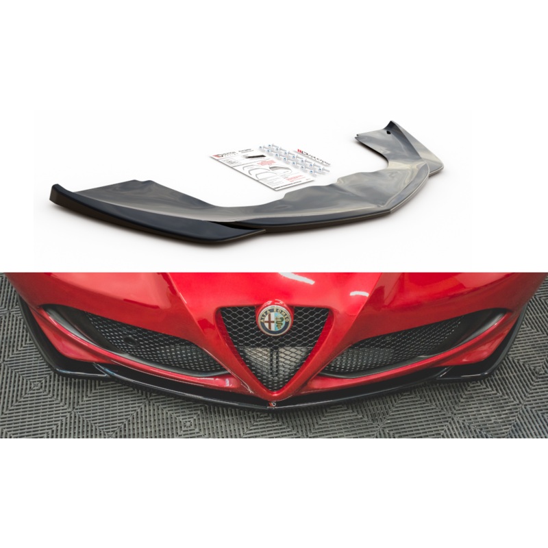 FRONT SPLITTER ALFA ROMEO 4C GLOSS BLACK