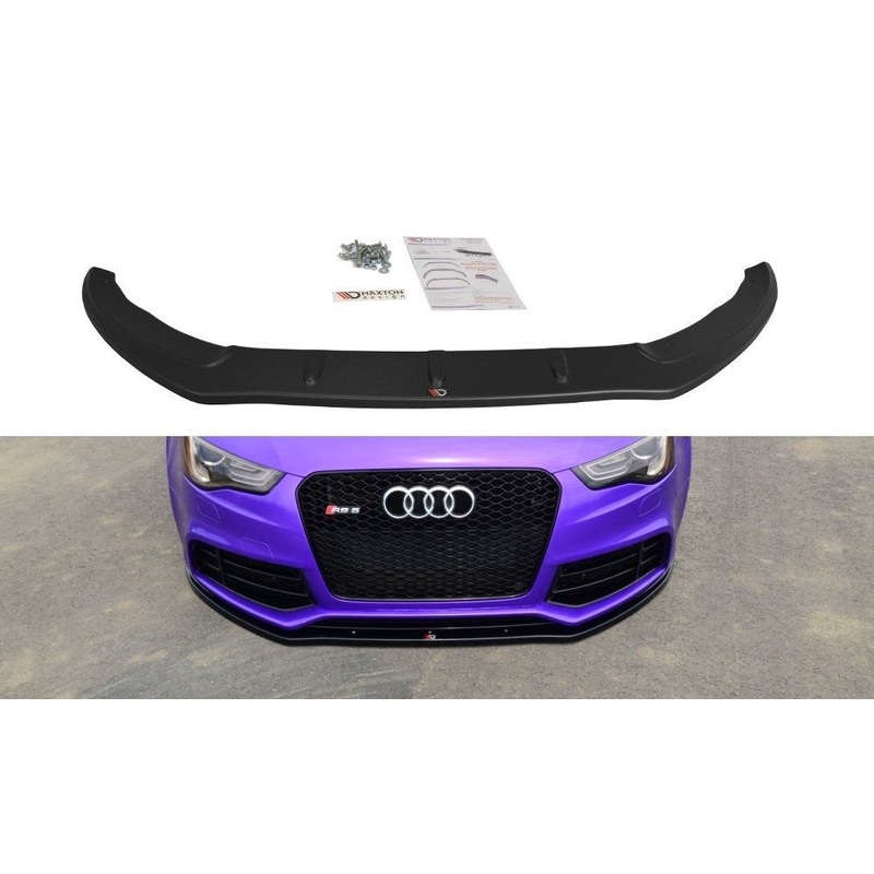 FRONT SPLITTER AUDI RS5 8T / 8T FACELIFT GLOSS BLACK