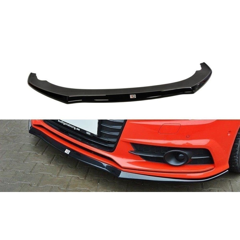 FRONT SPLITTER AUDI S7 / A7 S-LINE C7 FL GLOSS BLACK
