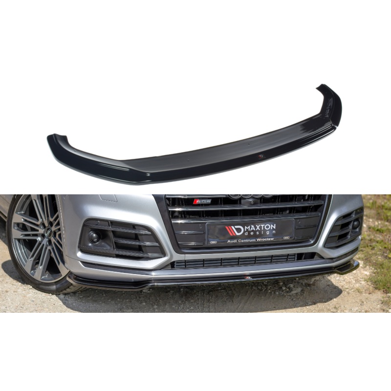 FRONT SPLITTER AUDI SQ5/Q5 S-LINE MKII GLOSS BLACK