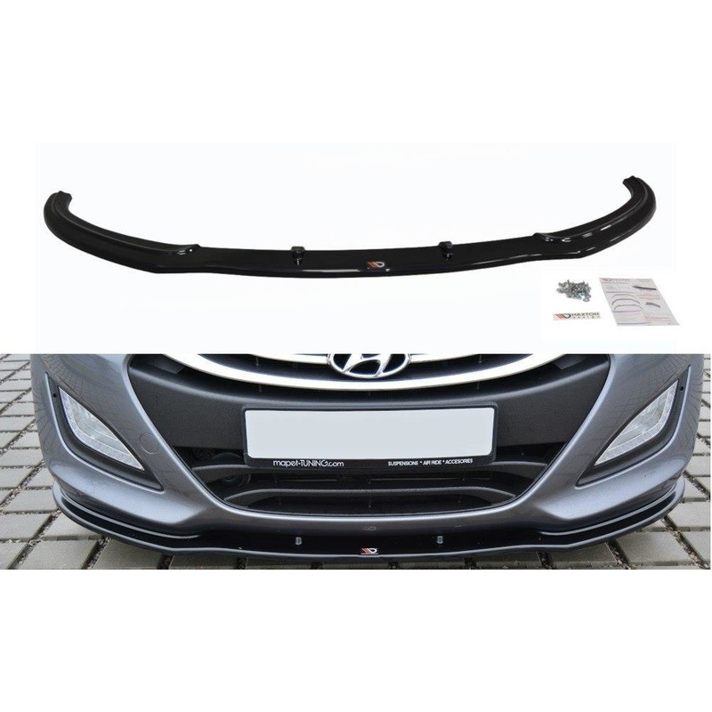 FRONT SPLITTER HYUNDAI I30 MK.2 GLOSS BLACK