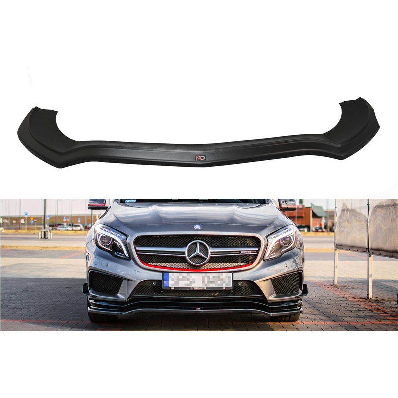 FRONT SPLITTER MERCEDES-BENZ GLA 45 AMG SUV (X156) PREFACE GLOSS BLACK