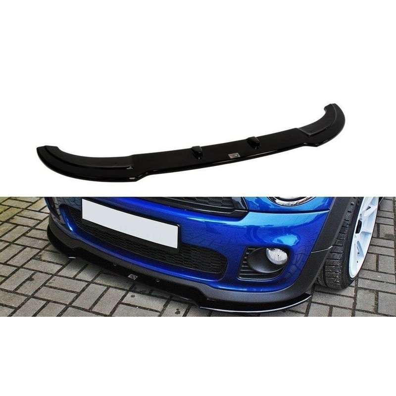 FRONT SPLITTER MINI COOPER R56 JCW GLOSS BLACK