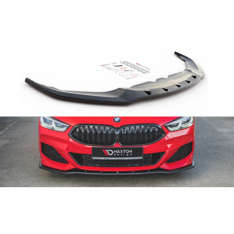 FRONT SPLITTER V.1 BMW M850I G15 GLOSS BLACK