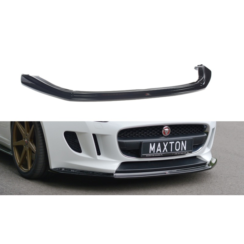 FRONT SPLITTER V.1 JAGUAR F-TYPE GLOSS BLACK
