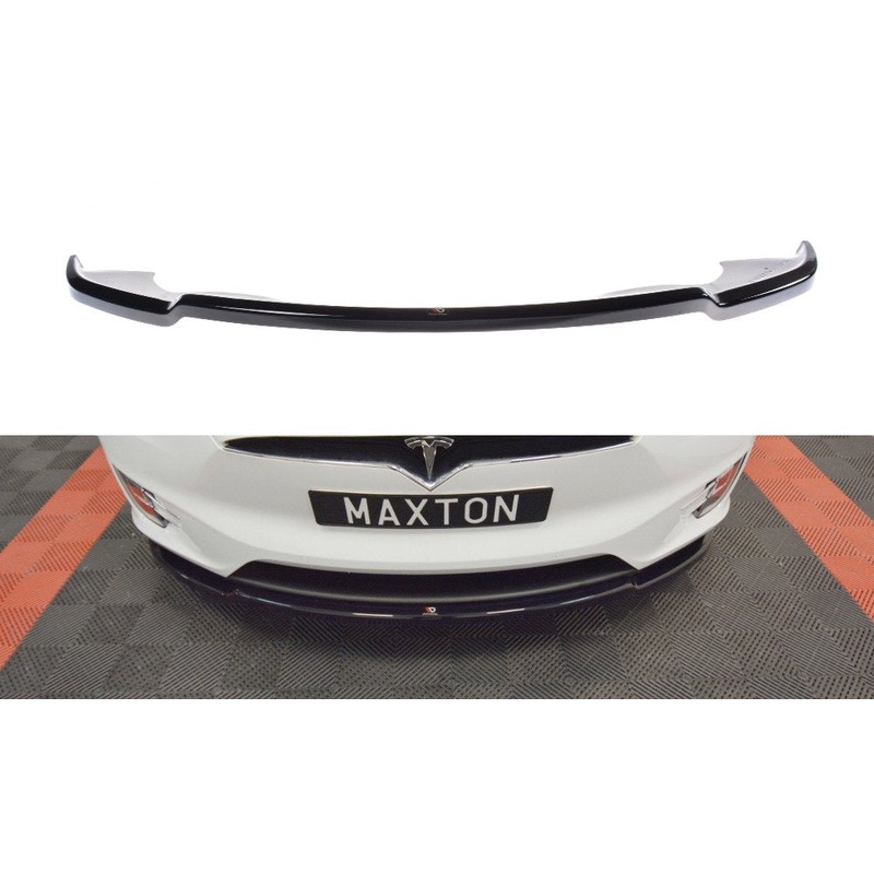 FRONT SPLITTER V.1 TESLA MODEL X GLOSS BLACK