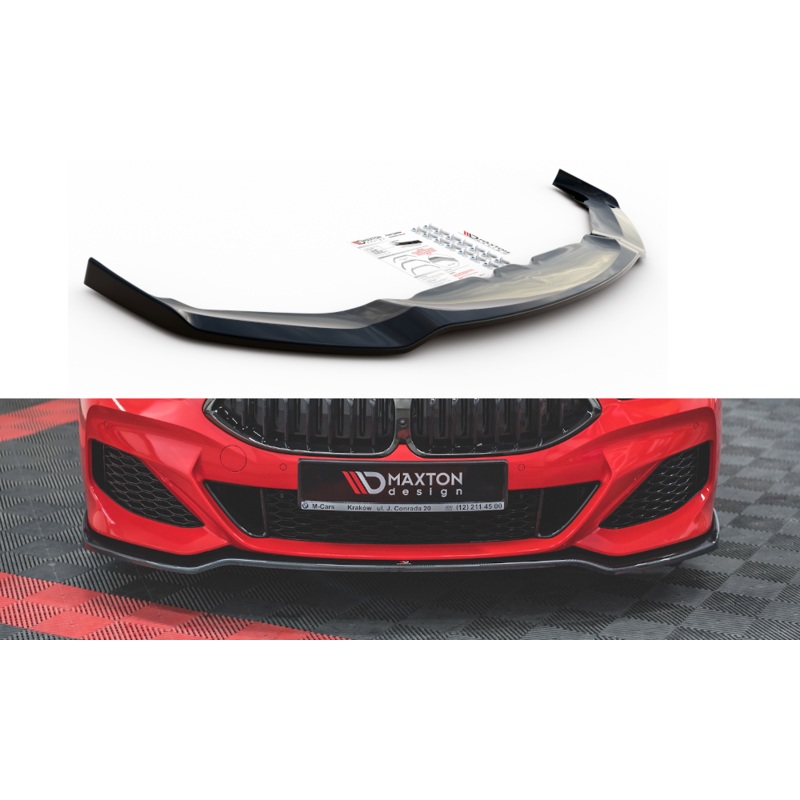 FRONT SPLITTER V.2 BMW M850I G15 GLOSS BLACK