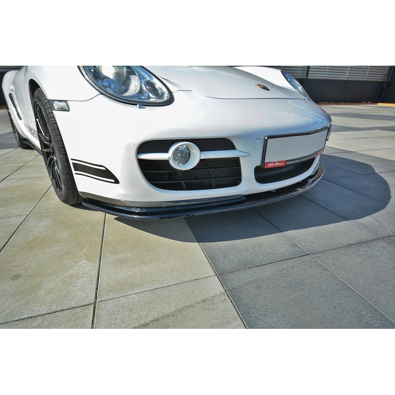 FRONT SPLITTER V.2 PORSCHE CAYMAN S 987C GLOSS BLACK