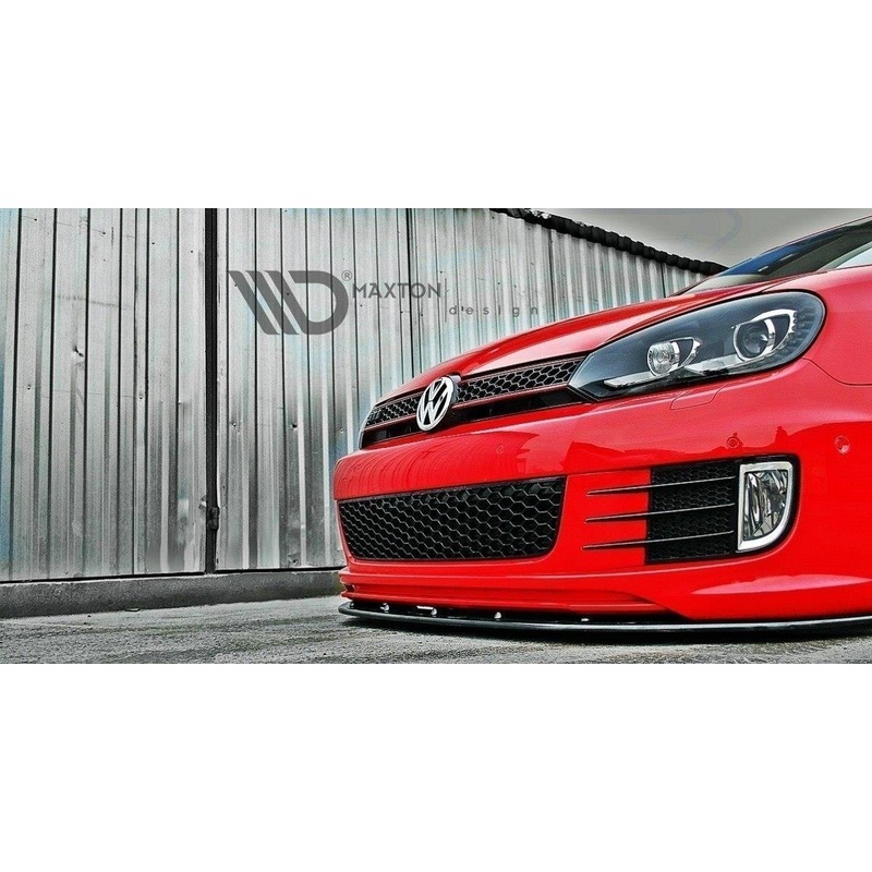 FRONT SPLITTER VER.2 VW GOLF VI (FOR GOLF GTI 35TH) GLOSS BLACK
