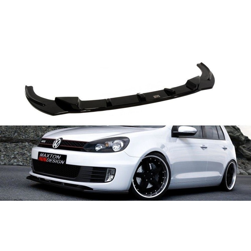 FRONT SPLITTER VW GOLF VI GTI GLOSS BLACK