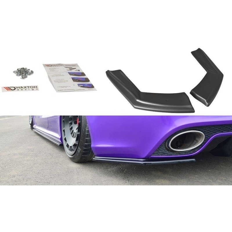 REAR SIDE SPLITTERS AUDI RS5 8T / 8T FL GLOSS BLACK