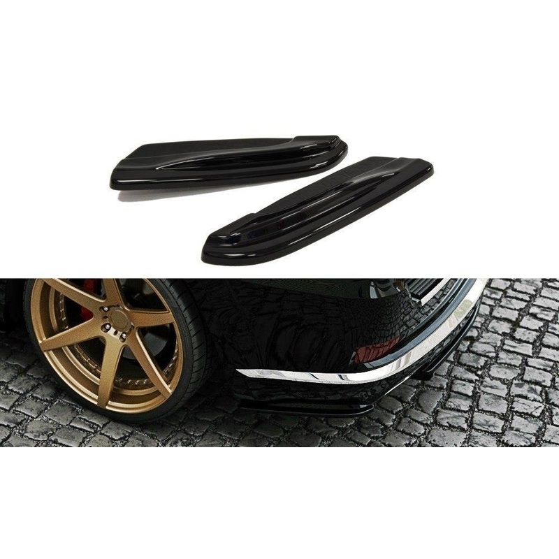 REAR SIDE SPLITTERS JEEP GRAND CHEROKEE WK2 SUMMIT (FACELIFT) GLOSS BLACK