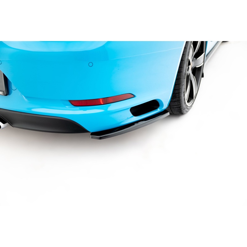 REAR SIDE SPLITTERS PORSCHE 911 CARRERA 991 GLOSS BLACK