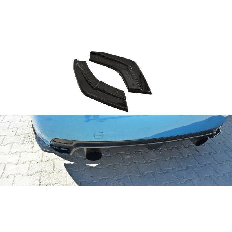 REAR SIDE SPLITTERS SUBARU IMPREZA WRX STI GLOSS BLACK