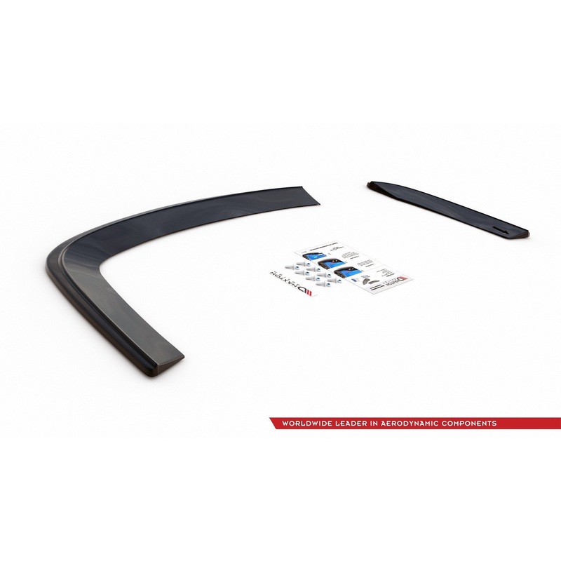 REAR SIDE SPLITTERS VOLKSWAGEN JETTA MK6 SEDAN PREFACE GLOSS BLACK