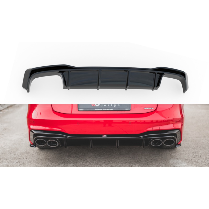 REAR VALANCE AUDI S7 C8 GLOSS BLACK
