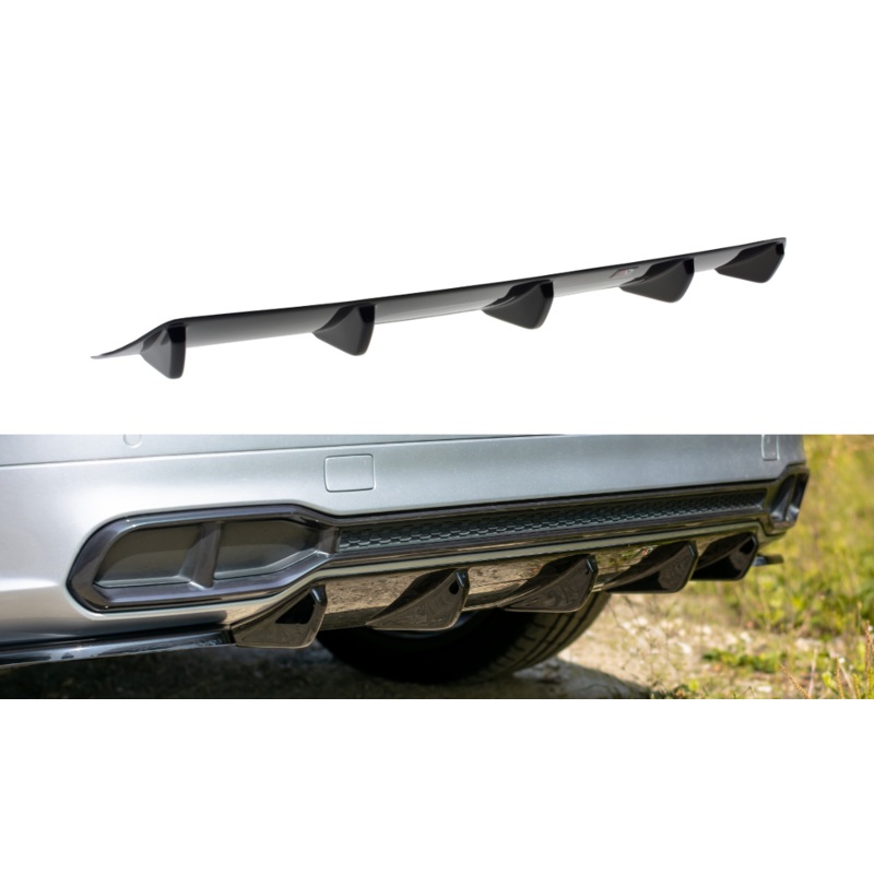 REAR VALANCE AUDI SQ5/Q5 S-LINE MKII GLOSS BLACK