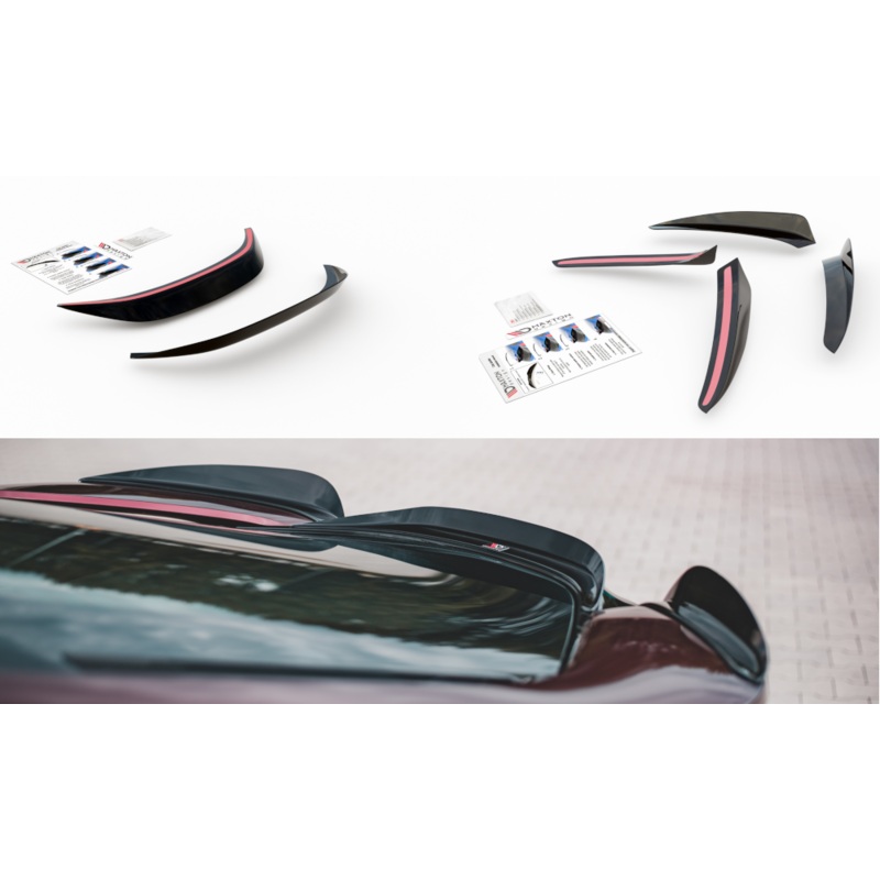 SET OF SPOILER CAPS BMW I8 GLOSS BLACK