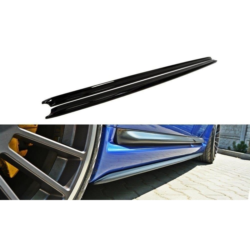 SIDE SKIRTS DIFFUSERS AUDI RS6 C5 GLOSS BLACK