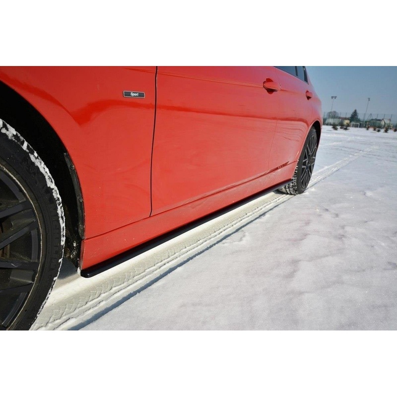SIDE SKIRTS DIFFUSERS BMW 3 F30 GLOSS BLACK