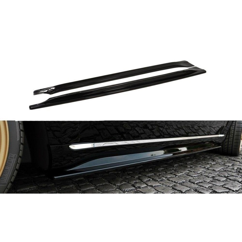 SIDE SKIRTS DIFFUSERS JEEP GRAND CHEROKEE WK2 SUMMIT (FACELIFT) GLOSS BLACK