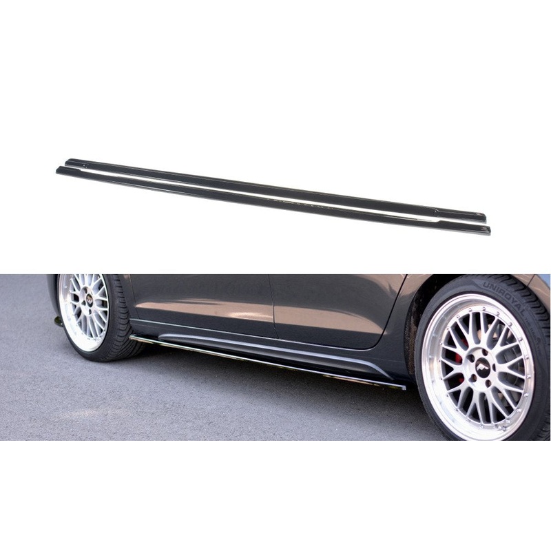 SIDE SKIRTS DIFFUSERS VW GOLF MK6 GTI/ GTD GLOSS BLACK