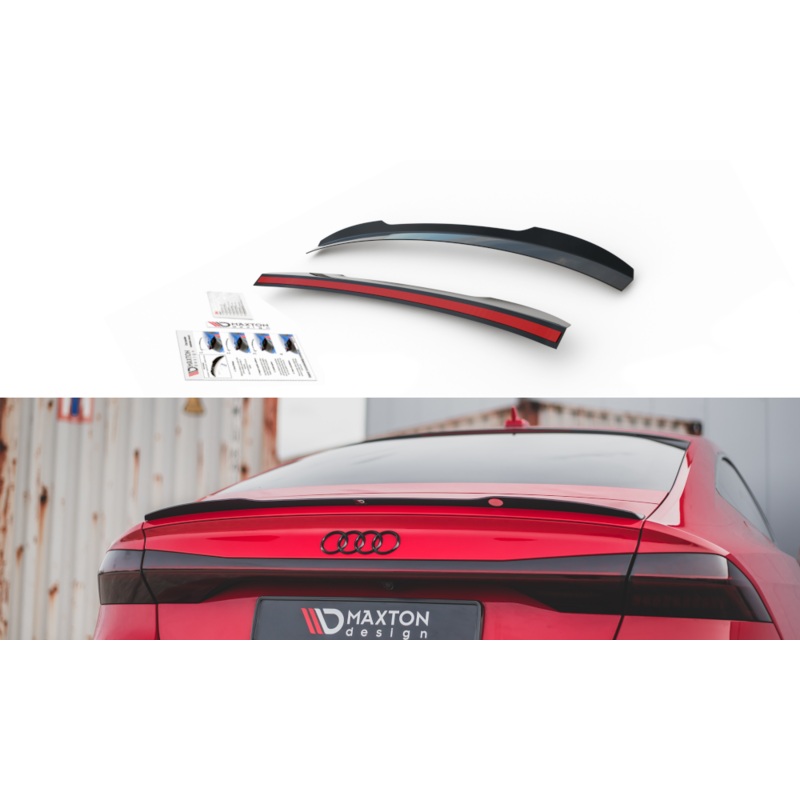 SPOILER CAP AUDI S7 / A7 C8 S-LINE GLOSS BLACK