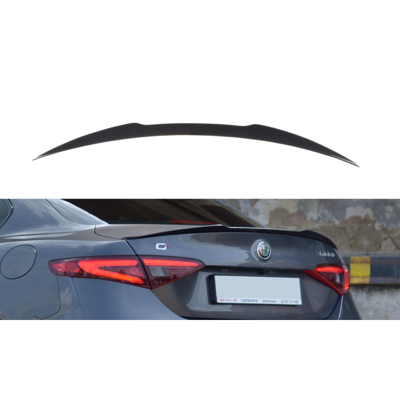 SPOILER EXTENSION ALFA ROMEO GIULIA VELOCE GLOSS BLACK