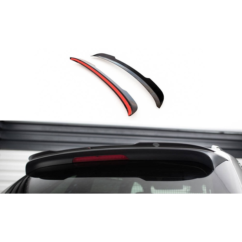 SPOILER EXTENSION BMW X5 E70 FACELIFT M-PACK GLOSS BLACK