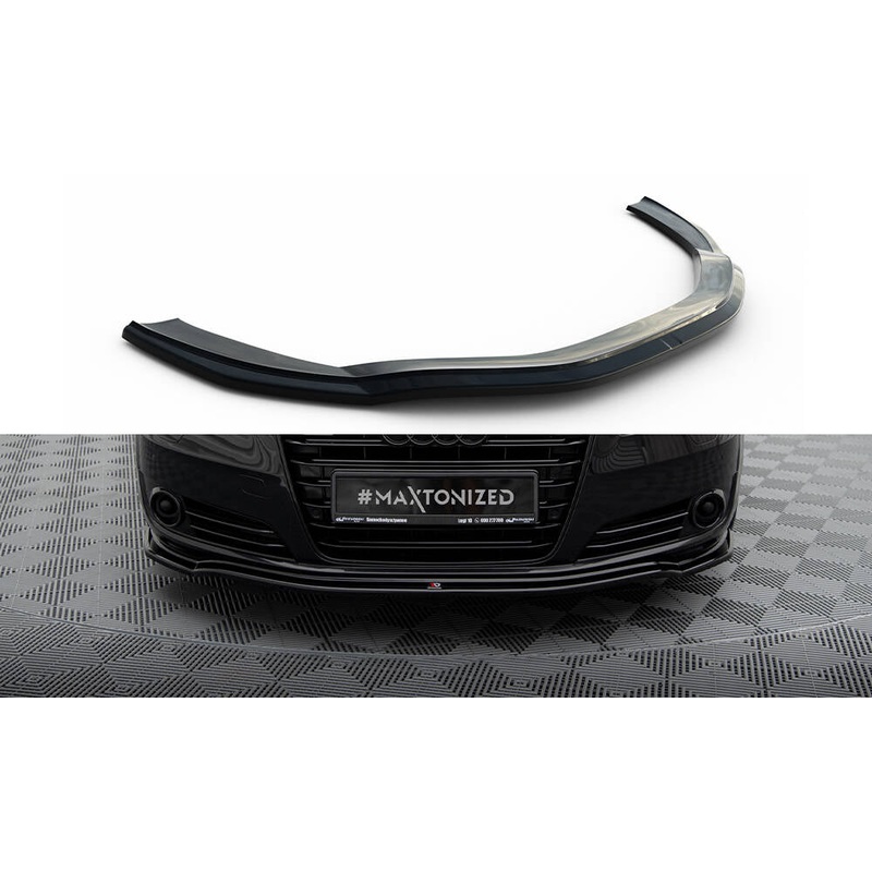 FRONT SPLITTER AUDI A8 D4 GLOSS BLACK