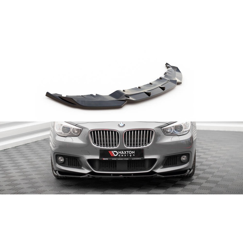 Front Splitter BMW 5 GT M-Pack F07 GLOSS BLACK