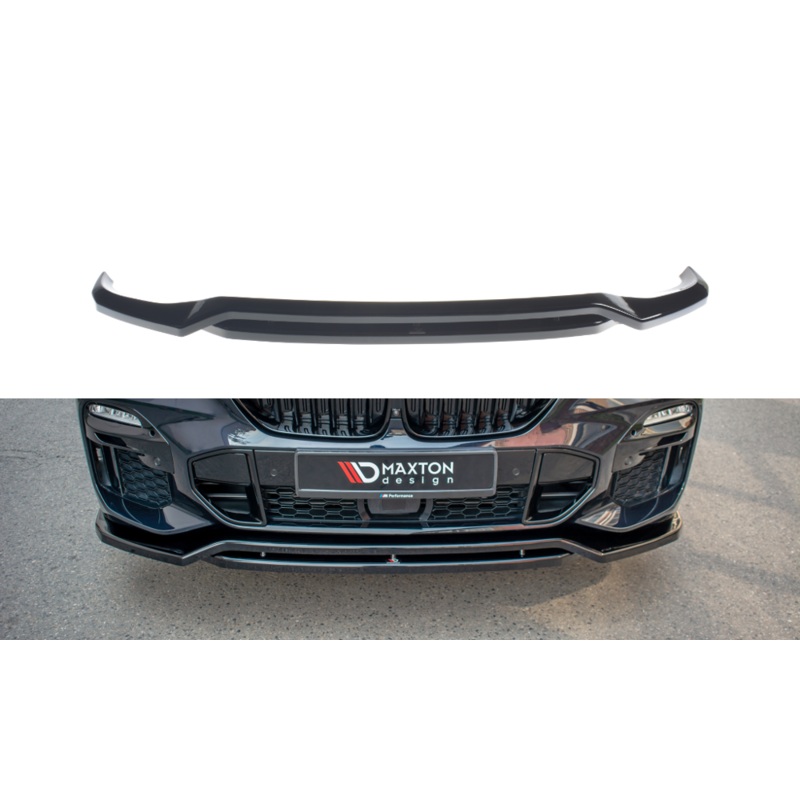 FRONT SPLITTER BMW X5 G05 M-PACK GLOSS BLACK
