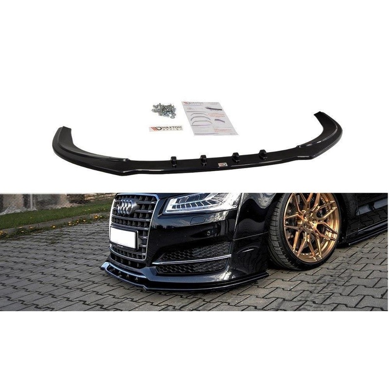 FRONT SPLITTER V.1 AUDI S8 D4 FL GLOSS BLACK