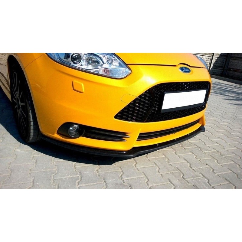 FRONT SPLITTER V.1 FORD FOCUS ST MK3 GLOSS BLACK