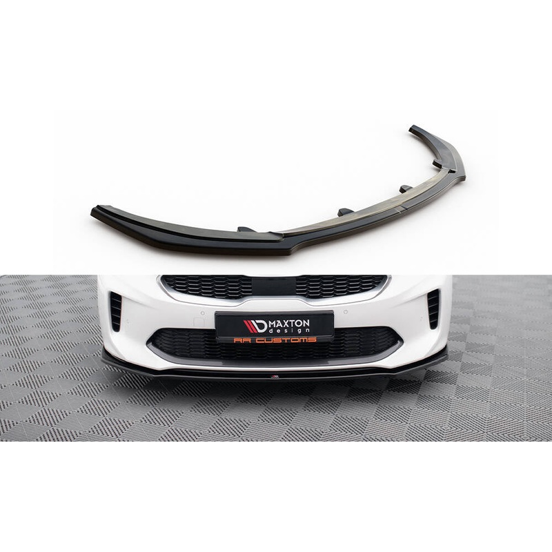 FRONT SPLITTER V.1 KIA STINGER GT GLOSS BLACK